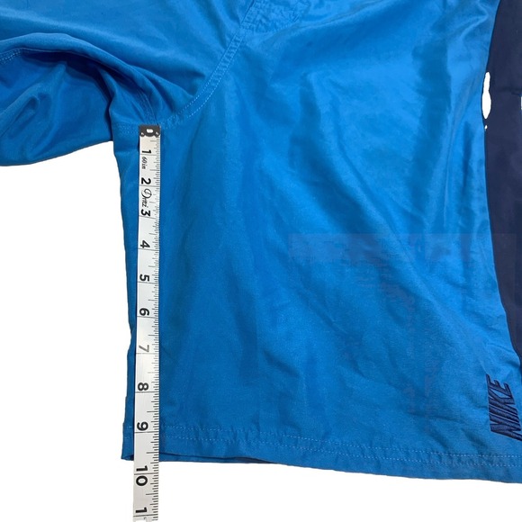 Nike Swim Trunks Mens Large Blue Mesh‎ Brief Drawstring Pockets Water Surf - Picture 5 of 7